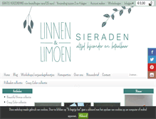 Tablet Screenshot of linnenenlimoen.com